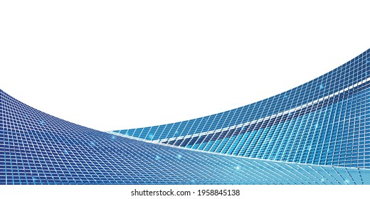 Technology blue wave background texture 