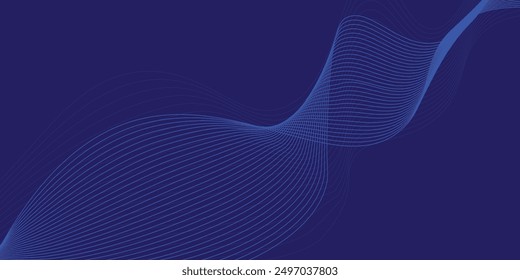 Technology blue wave gradient background for business companies, financial corporations, social media channels.