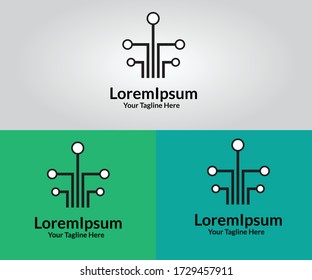 
Technology Bridge Circuit Tree Integration Logo