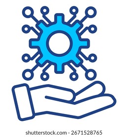 Autobús de Tecnología Colección de icono de Vector simple