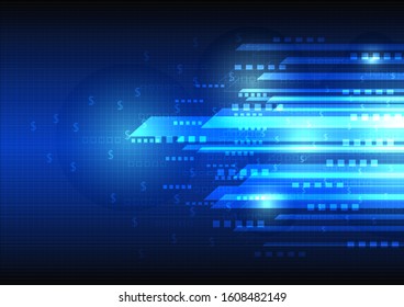 technology Business concept abstract background communication concept vector EPS10
