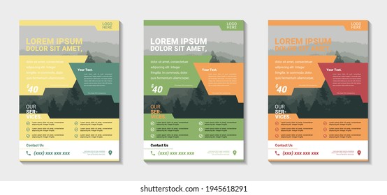 Technology business flyer design. creative vector illustration design, with colorful and good for promoting tech business.