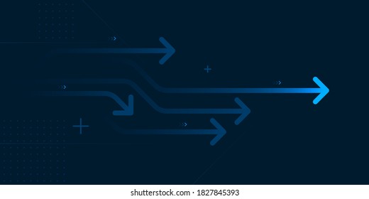 technology business growth competition concept illustration