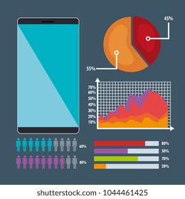 technology and business infographic template icons