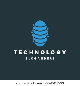 plantilla vectorial de diseño de logotipo de negocios de tecnología.