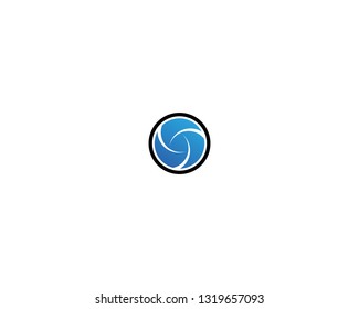 Technology circle logo and symbols Vector