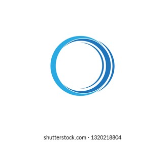 Technology circle logo and symbols Vector