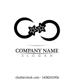 Technology circle logo and symbols Vector
