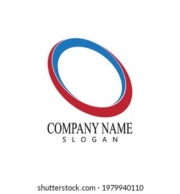 Technology circle logo and symbols Vector