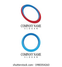 Logo und Symbole des Technologiekreises Vektor