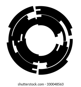 Technology Circle Logo . Vector .