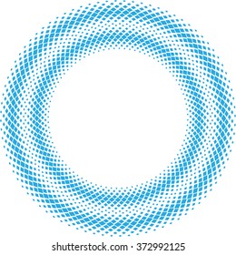 Technology Circles . Dots in Circular Form .