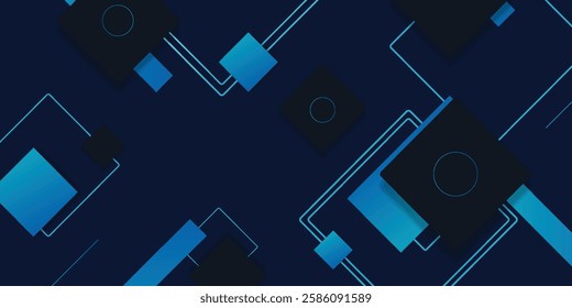 Technology circuit board background. High tech technology geometric and connection system background with digital data abstract