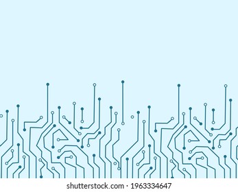 technology Circuit board background texture. vector illustration