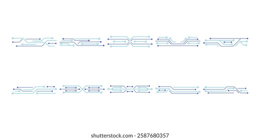 Technology Circuit Board Header Collection
