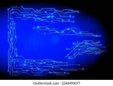 Technology circuit board, modern communication concept pattern, vector background Illustration design.