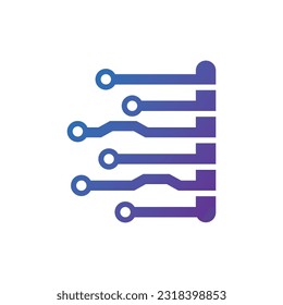 Technology Circuit Design Vector Illustration.