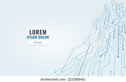 technology circuit diagram concept background