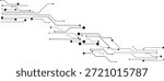 Technology circuit diagram concept design.