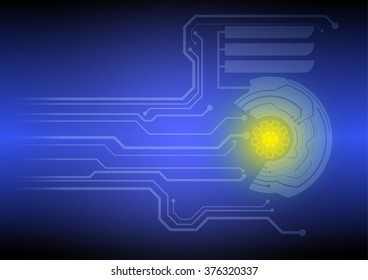 technology circuit electronic background abstract vector illustration

