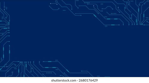 Technology Circuit Grid Illustration Background Vector