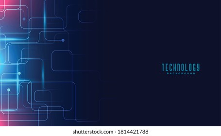technology circuit lines digital background design