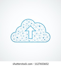 Technology cloud icon