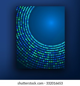 Technology color background. Molecules, atoms and flashes of light. Medicine, Bioengineering. Communication, Social network, Chemistry and Physics Halftone technology abstract vector illustration.