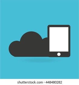 technology communication icon, vector illustration design eps10