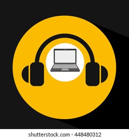 technology communication icon, vector illustration design eps10