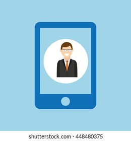 technology communication icon, vector illustration design eps10