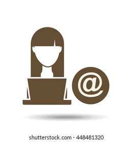 technology communication icon, vector illustration design eps10
