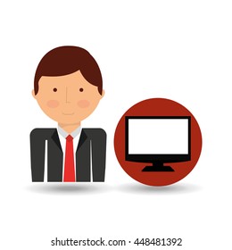 technology communication icon, vector illustration design eps10