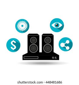 technology communication icon, vector illustration design eps10