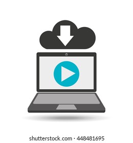 technology communication icon, vector illustration design eps10