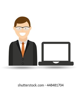 technology communication icon, vector illustration design eps10