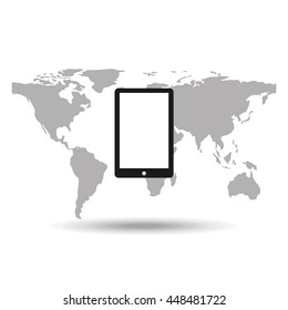 technology communication icon, vector illustration design eps10