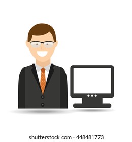 technology communication icon, vector illustration design eps10