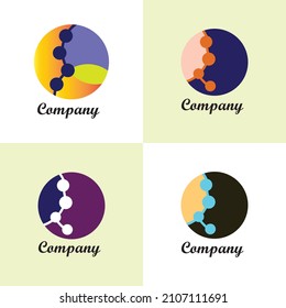 Technology Company Abstract Logo Design Vector