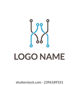 technology and it company logo design, Tech symbol, tech logo design, connection, icon, internet system, it and tech icon, computer inspiration logo design, modern abstract logo 