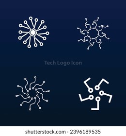 technology and it company logo design, Tech symbol, tech logo design, connection, icon, internet system, it and tech icon, computer inspiration logo design, modern abstract logo 