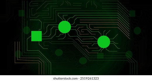 Diseño de fondo de placa electrónica de placas base de circuito de computadora de Tecnología