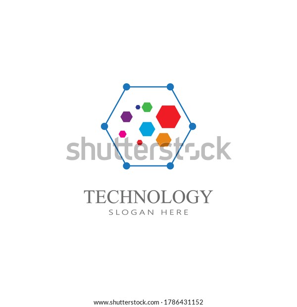 Technology Computer Data Innovation Logo Design Stock Vector (royalty 