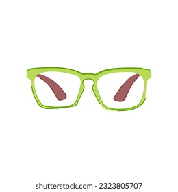 technology computer glasses cartoon. laptop business, woman desk technology computer glasses sign. isolated symbol vector illustration