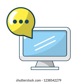 technology computer screen cartoon