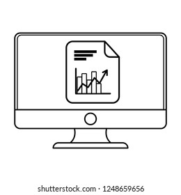 technology computer screen cartoon
