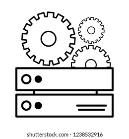 technology computer support cartoon