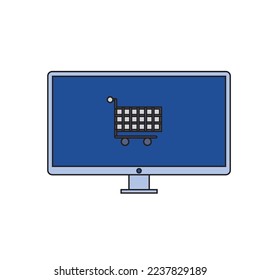 Technology Computer Vector Icon Illustration 