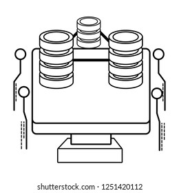 technology computing cartoon