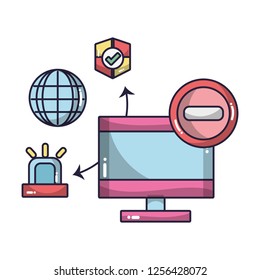 technology computing cartoon